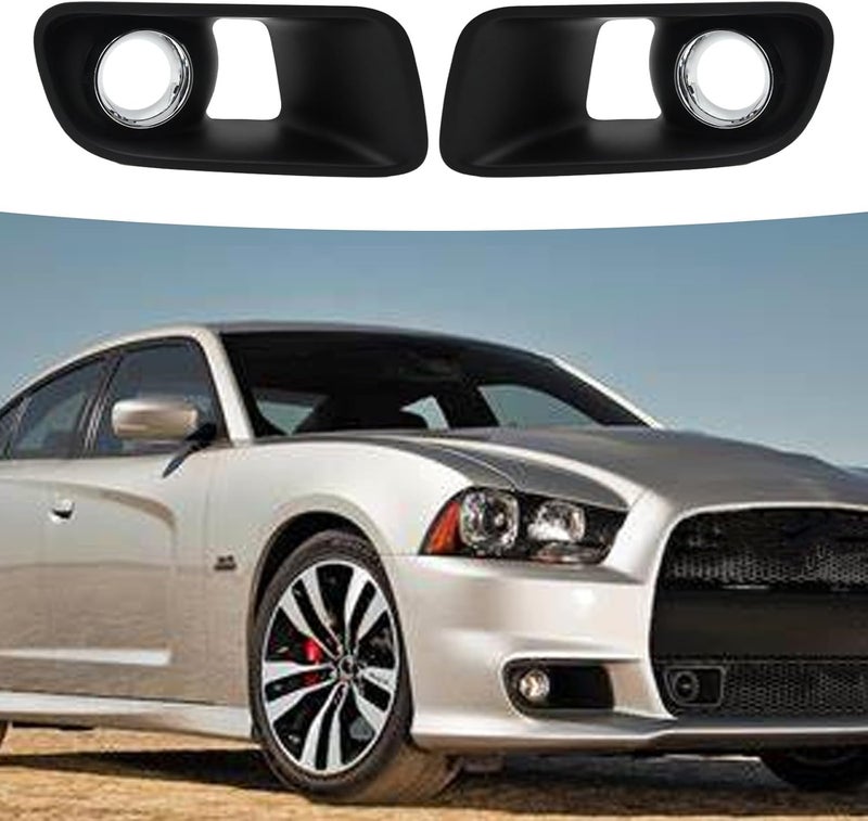 UOIENRT Fog Light Cover Set for Dodge Charger SRT8 - Image 4