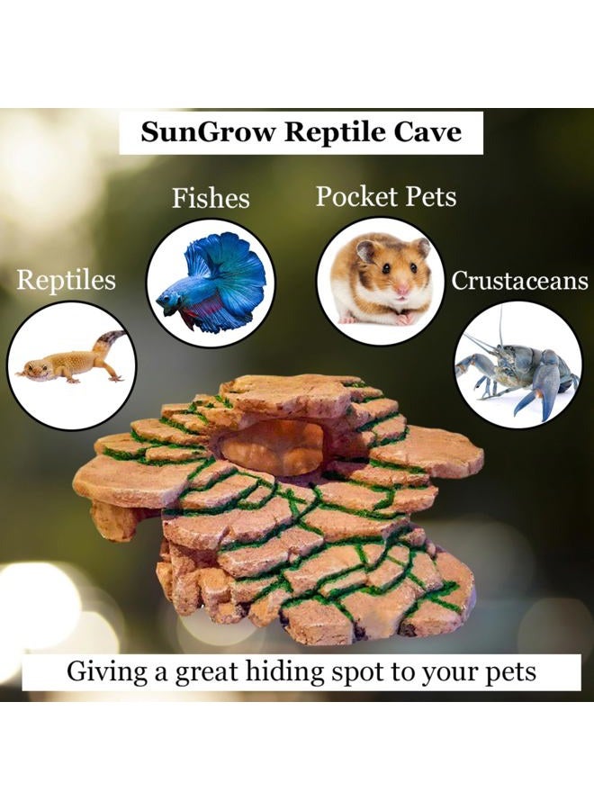 SunGrow Sunken Wreck Aquarium Décor - Give Rustic and Vintage Look to Your Water Tank - Fish Tank Cave for Healthy Environment - Durable Resin Material - Aquarium or Home Decor - Image 5