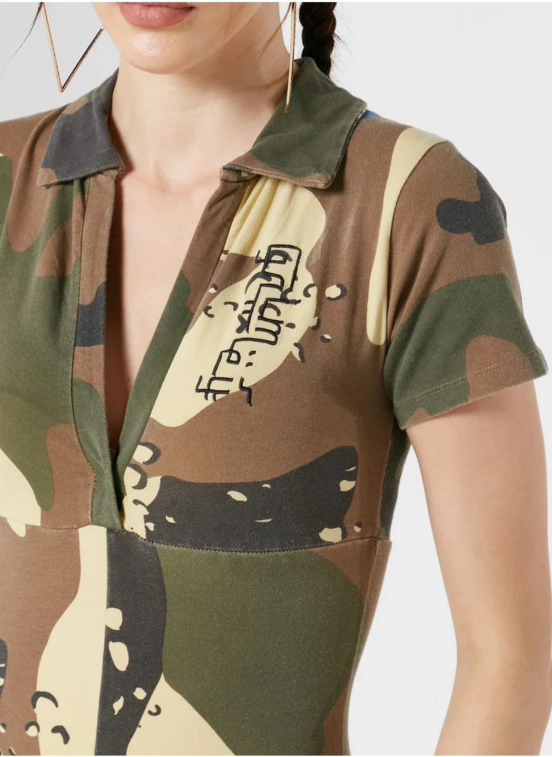 Grimey Glorified Camo Girl Jumpsuit