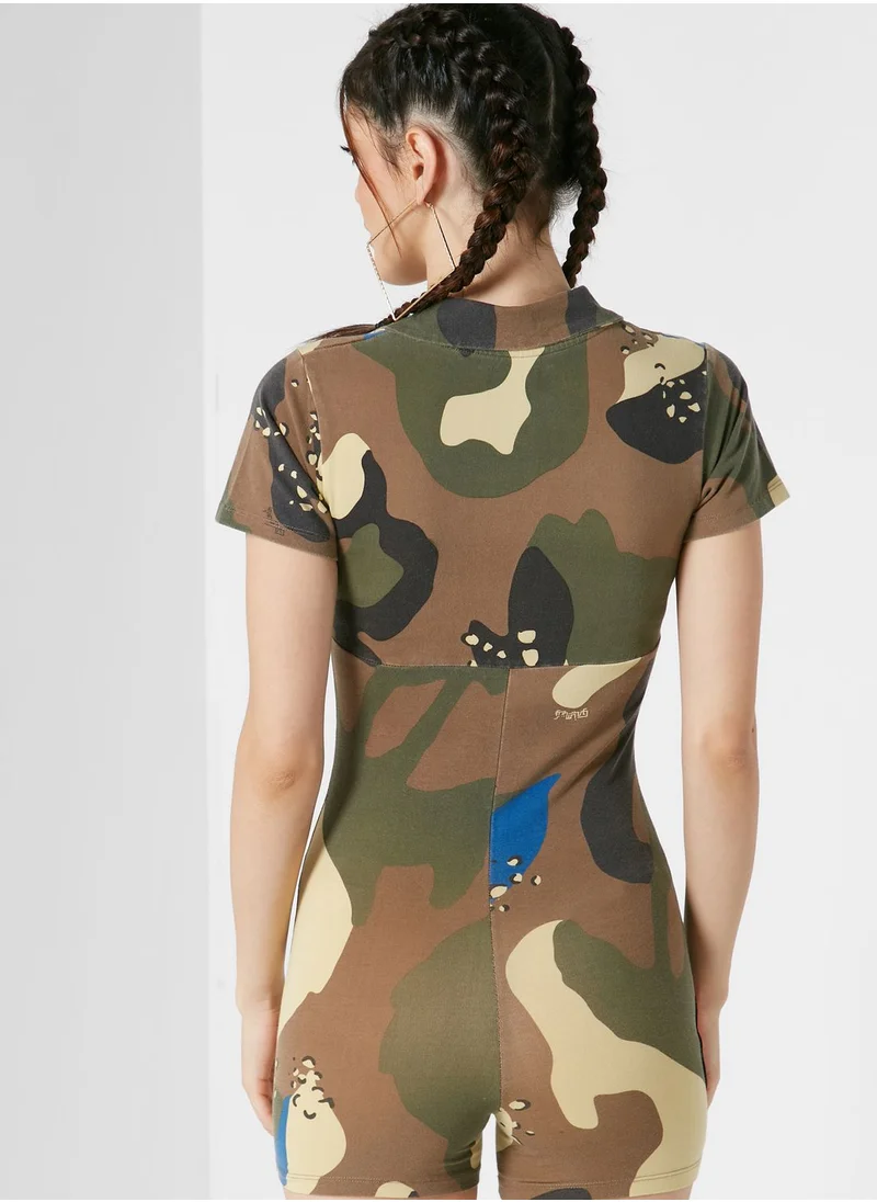 Grimey Glorified Camo Girl Jumpsuit