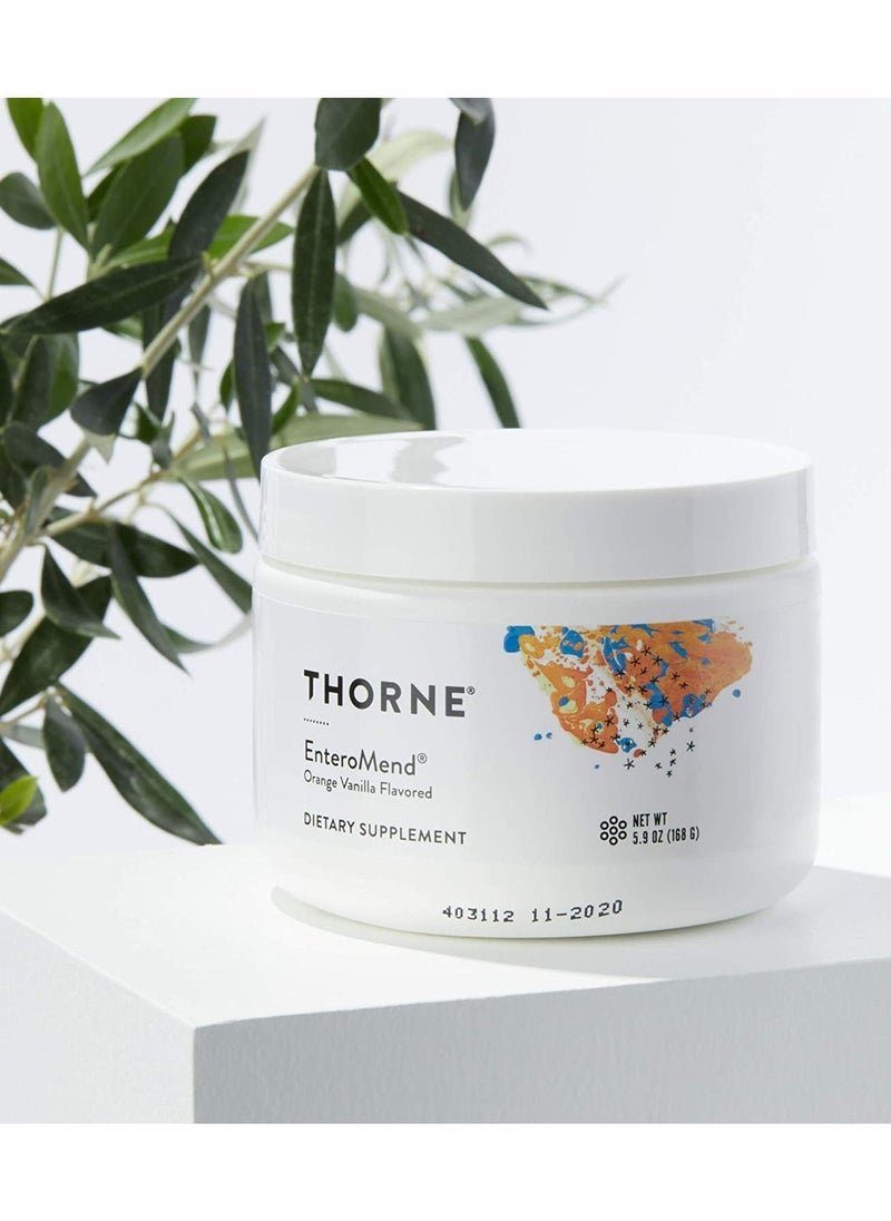 Thorne - Enteromend Orange Vanilla Flavored Dietary Supplement 168 Grams - Image 1