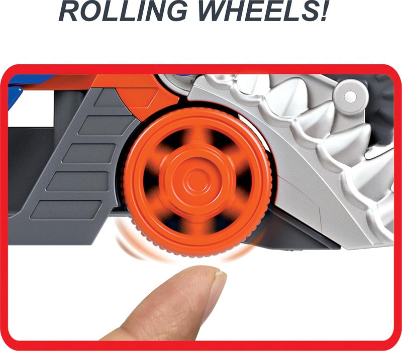 هوت ويلز مجموعة لعب ® Shark Chomp Transporter مع سيارة واحدة بمقياس 1:64 للأطفال من سن 4 إلى 8 سنوات - Image 5
