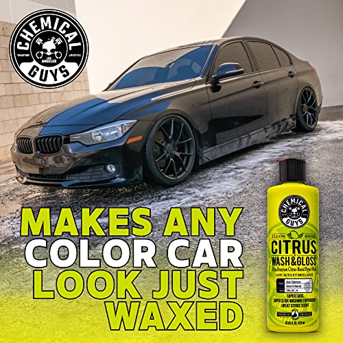 Chemical Guys CWS_301 Citrus Wash & Gloss Foaming Car Wash Soap (Works with Foam Cannons/ Guns or Bucket Washes) Safe for Cars, Trucks, Motorcycles, RVs & More, 128 fl oz (1 Gallon) Citrus Scent - Image 5
