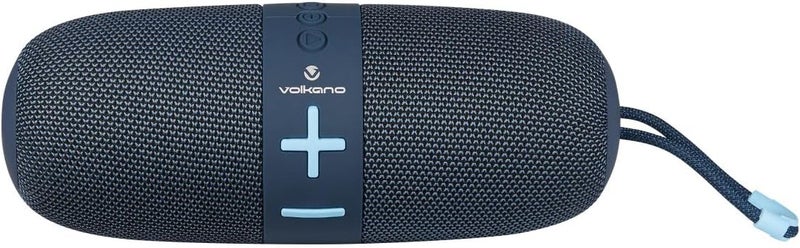 Volkano Pulse High-Performance Bluetooth Speaker with IPX5 Water Resistance - Blue - Image 1