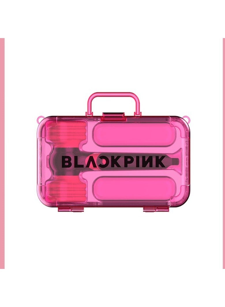 BLACKPINK Lightstick and Pom Pom Storage Box Pom Pom Case Storage Bag Fan Concert Merchandise