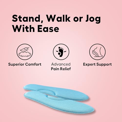 Helios Memory Foam for All Shoes Makes shoes Super Soft & Comfortable Memory Foam Insole Women's, (SIZE-3) Pack of 1) - Image 4