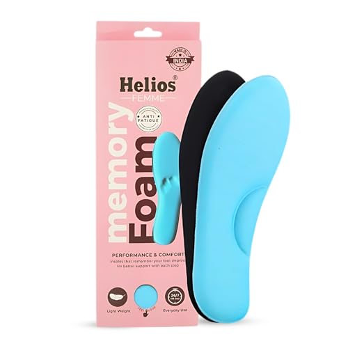 Helios Memory Foam for All Shoes Makes shoes Super Soft & Comfortable Memory Foam Insole Women's, (SIZE-3) Pack of 1) - Image 2