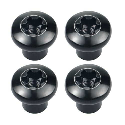 Bentolin Door Hinge Nuts Replacement Screws Compatible with 2007-2018 Jeep Wrangler JK JKU (4Pcs) - Image 1