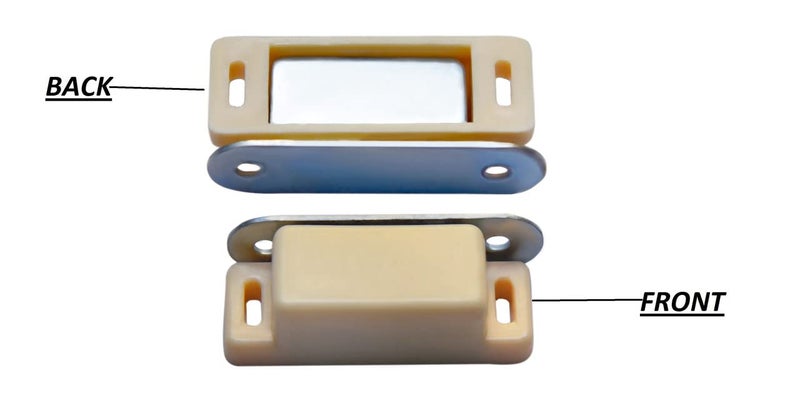 IYBCabinet Magnet Catcher Best for Cabinet Doors Cupboards Drawers and Shutters Cabinet Magnetic Latch Easy Install Set of 25 pcswith Free Nail Spikes - Image 2