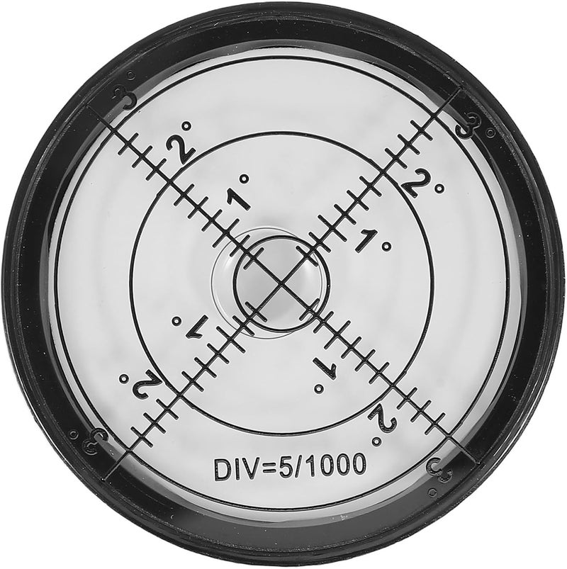 TIDTALEO Small Bubble Level Tool Acrylic High-precision Circular Spirit Level for Rv and Drill Measuring Layout Tools - Image 1