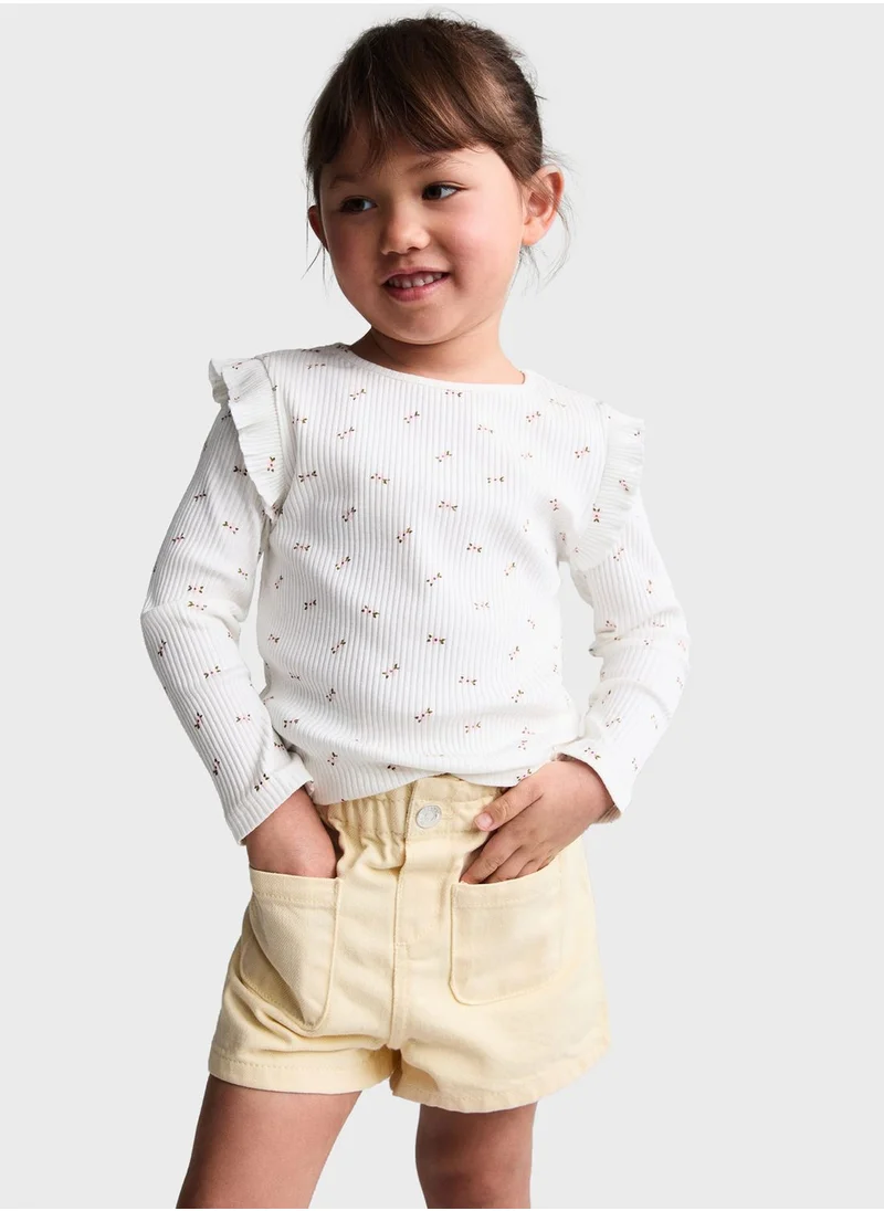 MANGO Kids Paperbag Shorts