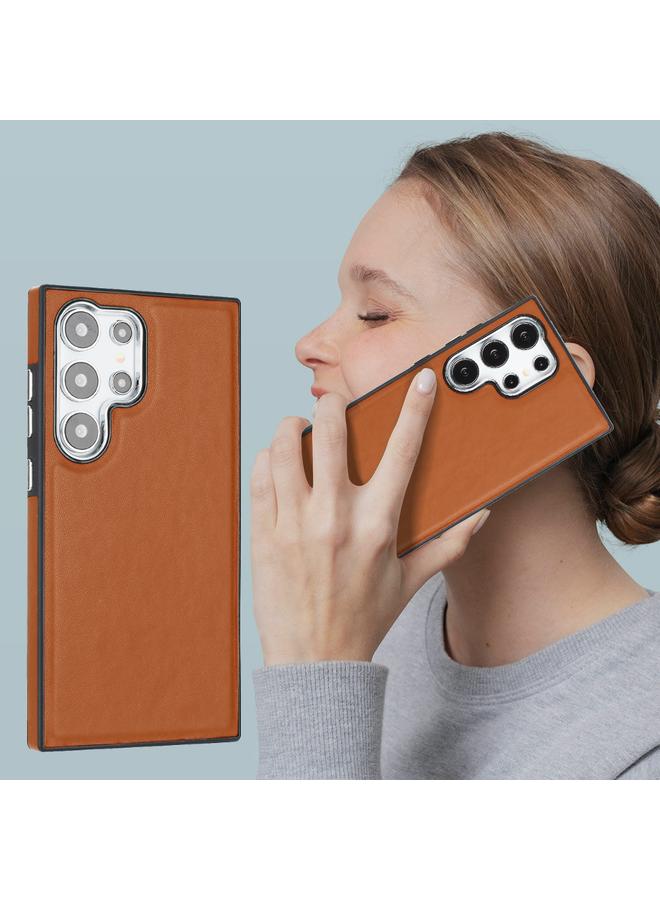 S-TOP Case For Samsung Galaxy S24 Ultra 5G Leather Texture Full Coverage Phone Case - Image 5