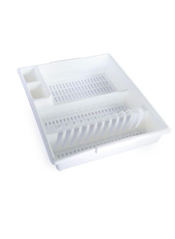 حامل بلاستيكي لتجفيف الأطباق مع صينية  50x40x10سم - Image 2