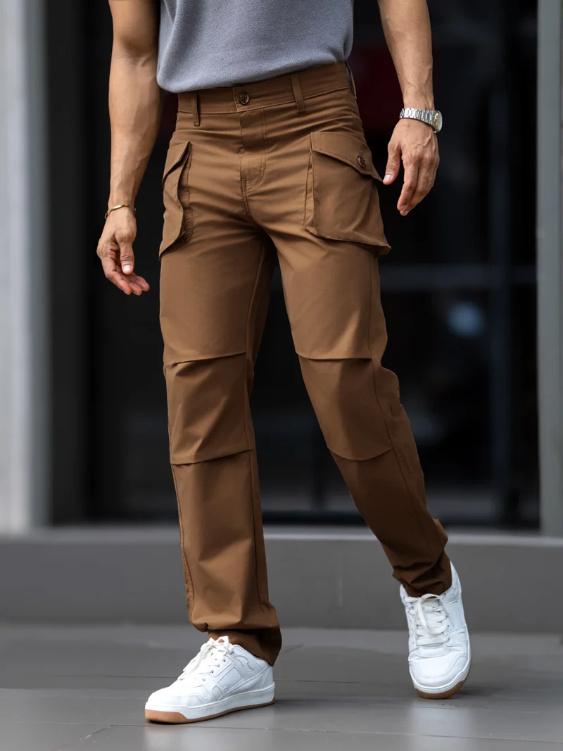 مانياك مانياك سنيكرز رجالي كاكي جيب قلاب