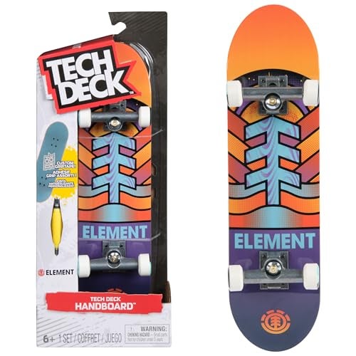 Tech Deck تكن ديك إليمينت هاندبورد ألثنتيك ميني سكاتبوردز ألعاب للأطفال الأولاد والبنات من عمر 6 سنوات وما فوق للاستخدام باليد فقط - Image 1