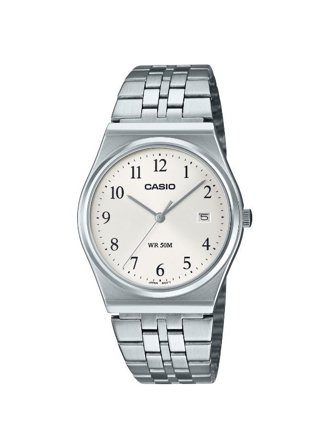 كاسيو ساعة يد تناظرية من الفولاذ المقاوم للصدأ MTP-B145D-7BVDF - Image 1