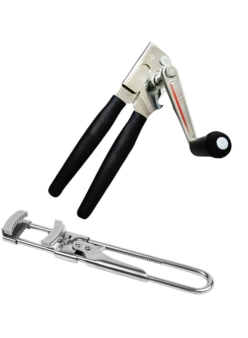 VIXEL Can Opener and Jar Opener Multifunctional Set Featuring Detachable Long Arm for Easy Opening with Minimal Force - Image 1