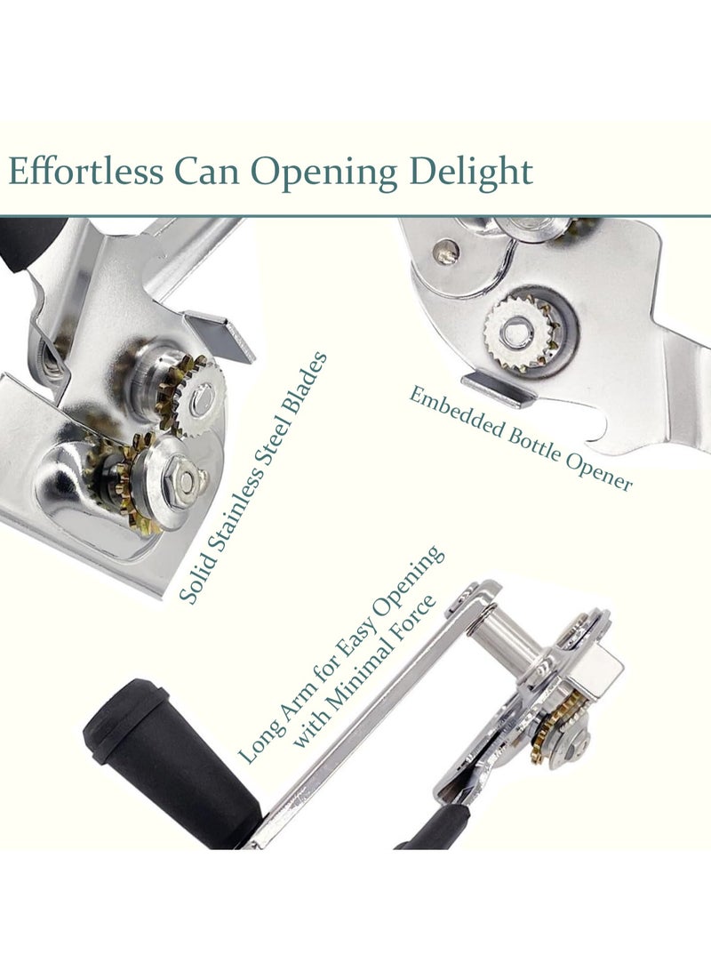 VIXEL Can Opener and Jar Opener Multifunctional Set Featuring Detachable Long Arm for Easy Opening with Minimal Force - Image 4