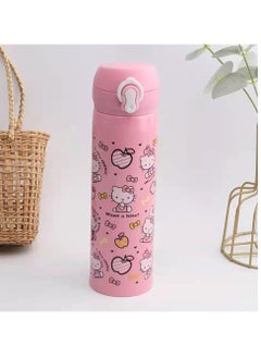 Brain Giggles Giggles Kitty Flask Insulated Thermos Stainless Steel Leakproof Cute Vacuum Flask For Kids 500 Ml  - Image 3