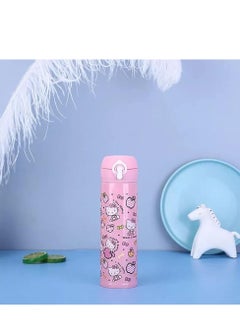 Brain Giggles Giggles Kitty Flask Insulated Thermos Stainless Steel Leakproof Cute Vacuum Flask For Kids 500 Ml  - Image 4