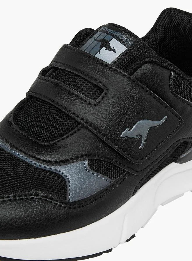 Kangaroos Black Boys Hook And Loop School Sports Shoes for Men | Best Price UAE