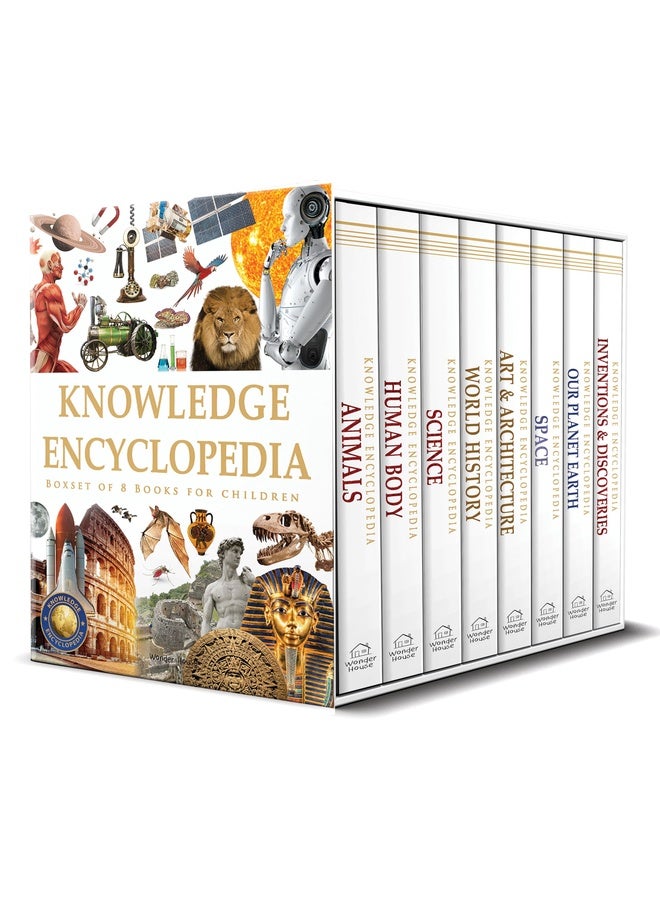 Knowledge Encyclopaedia Boxed Set 8 Paperback Books For Kids Age Group 10+