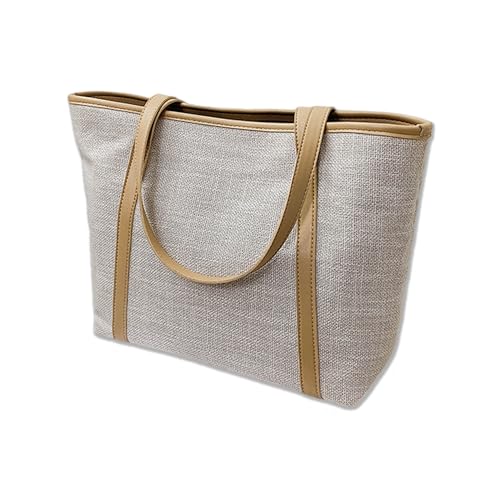 Kraptick Tote Bags – Stylish Shoulder Tote Bag Everyday Use For Women, Reusable Compact Tote Bag Perfect as a Grocery, Shopping Bags for Grocery (Off White) - Image 1