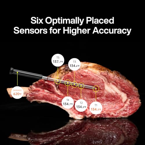 Typhur Sync Wireless Bluetooth Smart Meat Thermometer | Standalone Base and Control | Unlimited Range | Enhanced 10X Signal for Improved Stability | NIST Certified Accuracy | BBQ Oven Smoker Grill - Image 5