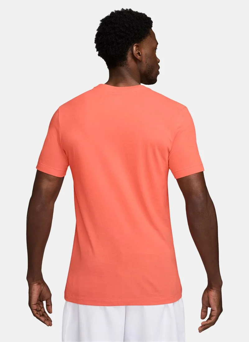 نايكي Men's Court Dri-FIT Tennis T-Shirt
