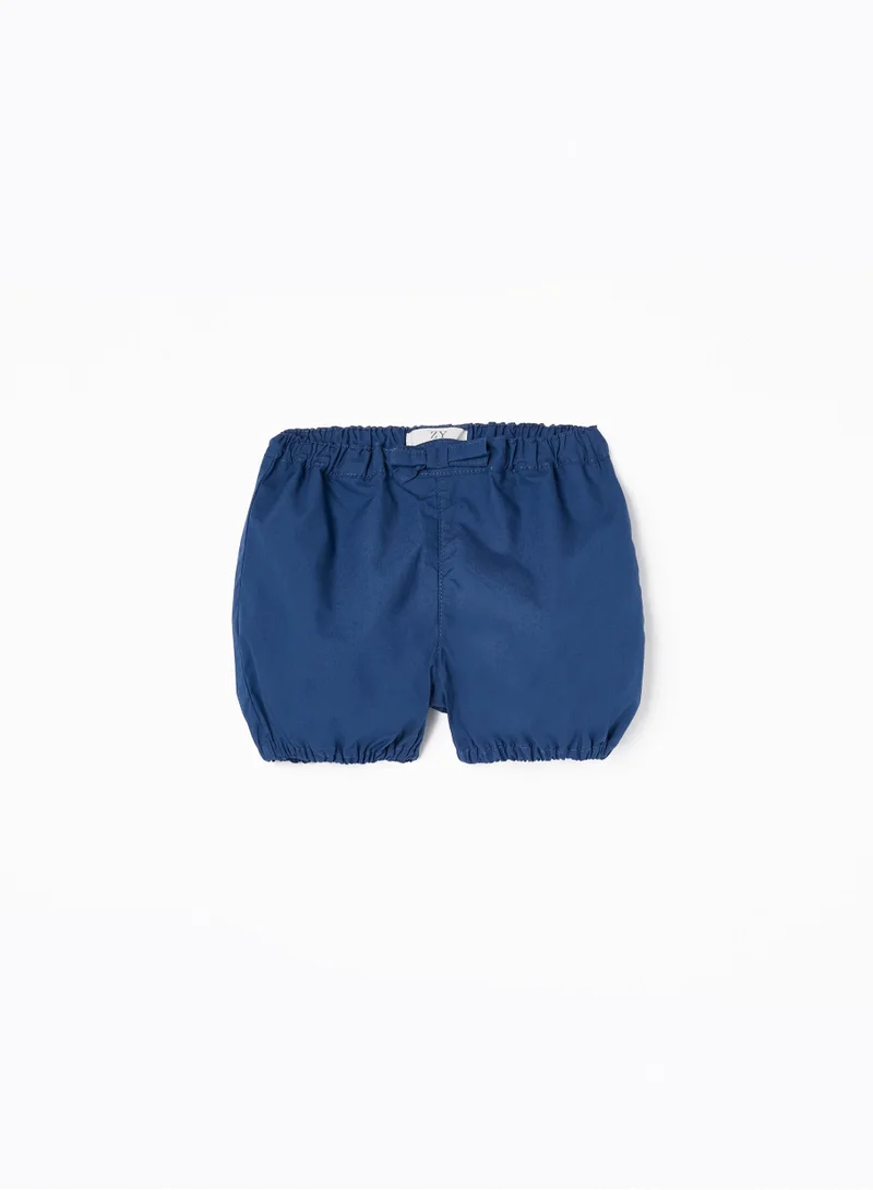 زيبي Zippy Cotton Shorts With Bow For Baby Girls