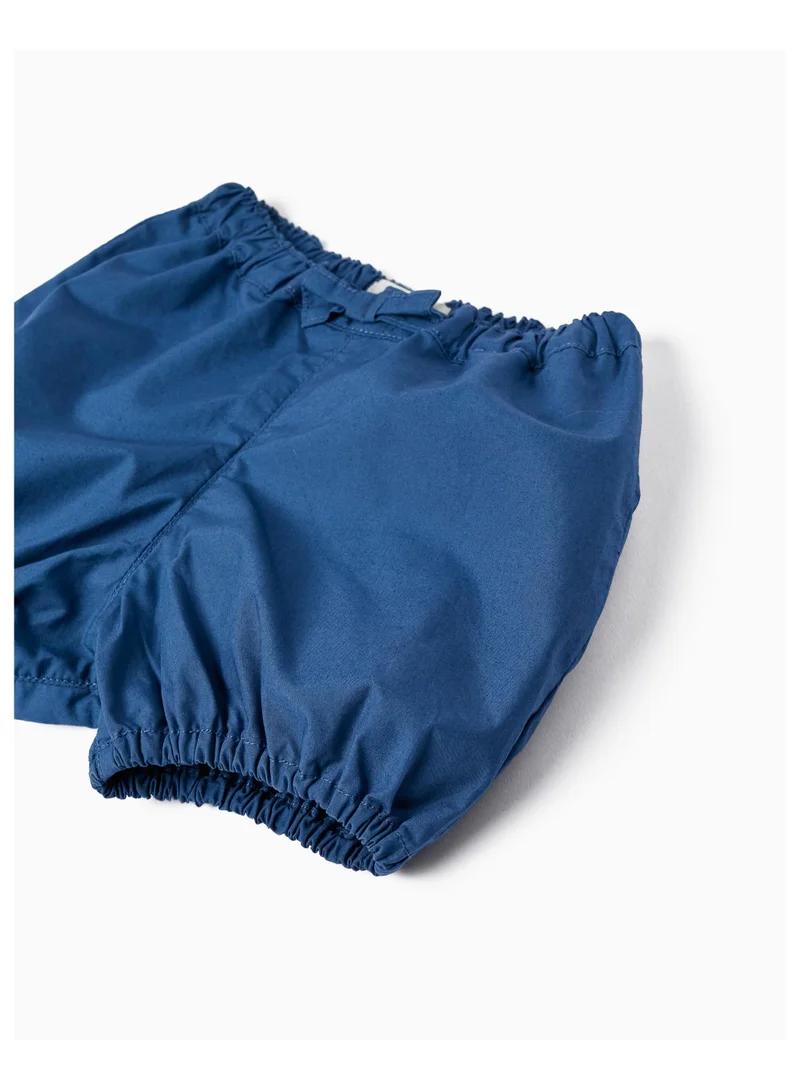 زيبي Zippy Cotton Shorts With Bow For Baby Girls
