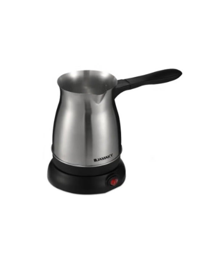 ماكينة صنع القهوة التركية واليونانية الكهربائية المحمولة المقاومة للماء من الفولاذ المقاوم للصدأ، غلاية مياه منزلية، 1000 واط، طراز JMK9017 من الفولاذ المقاوم للصدأ