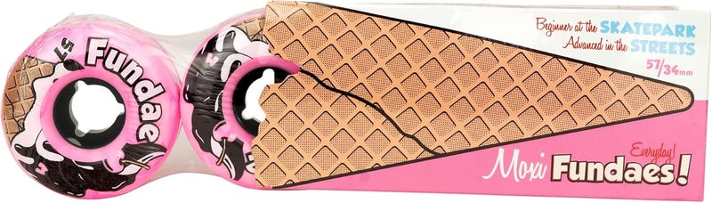 Moxi زلاجات - فوند - عجلات زلاجات خارجية - عبوة 4 من عجلات 57 مم × 34 مم - Image 4