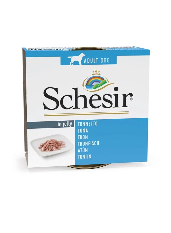 شيسر طعام شيسير الرطب للكلاب في الجيلي – تونة 150 جم [الحد الأدنى للطلب: 10 قطع] - Image 1