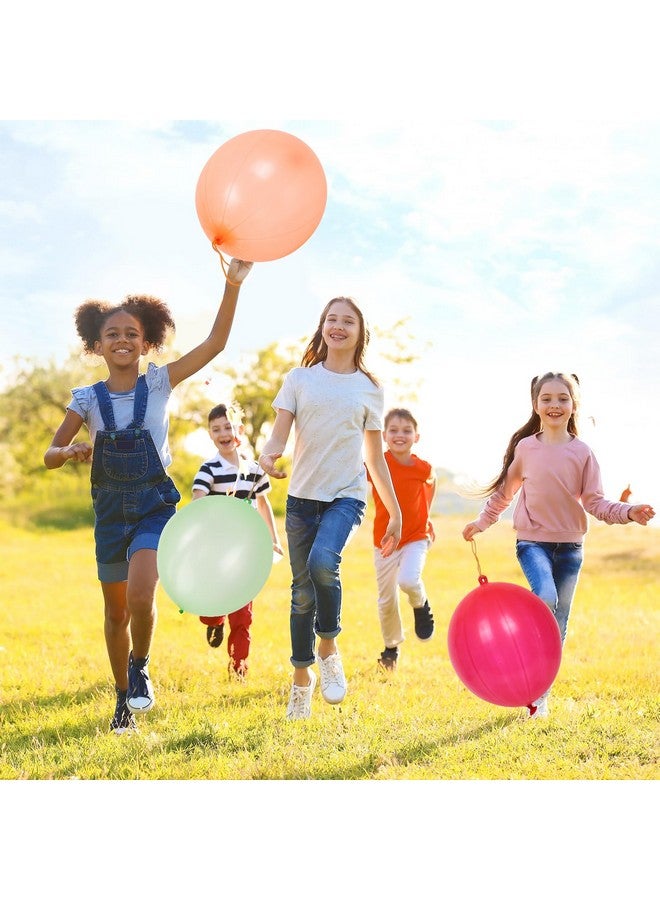 rubfac 30Pcs Punch Balloons, Party Favors for Kids, Thickened Heavy Duty Neon Punching Bounce Balloon for Birthday Goodie Bag Stuffers Exciting Outdoor Play Supply - Image 4