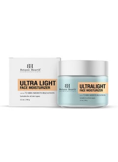 Botanic Hearth Botanic Hearth Ultra Light Face Moisturizer with Hyaluronic Acid | Oil- Free 72H Facial Moisturization for All Skin Types | Non Comedogenic | Lightweight, Non Greasy & Quick Absorbing | 3.5 oz  - Image 2