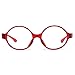 JM Kids Blue Light Glasses Computer Gaming Grasses for Girls Boys Age 310 Anti Blue Ray TR90 Eyeglasses Red Round Style - Image 4