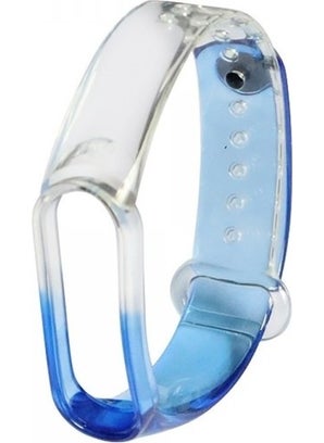 Techmaster Xiaomi Mi Band 3 4 Smart Bracelet Tme Transparent Silicone Band Strap 