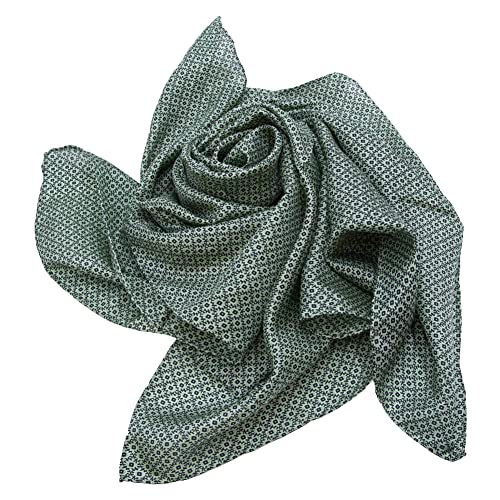 Wyoming Traders Mens Calico Silk Scarf (Green),One Size,WYOT-C - Image 3