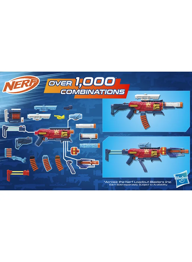 NERF Loadout Shadowspeed Recon Blaster, 14-Dart Storage Attachment Accessory, 6-Dart Revolving Cylinder, 14 N1 Darts, Kids Toys & Gifts, Ages 8+