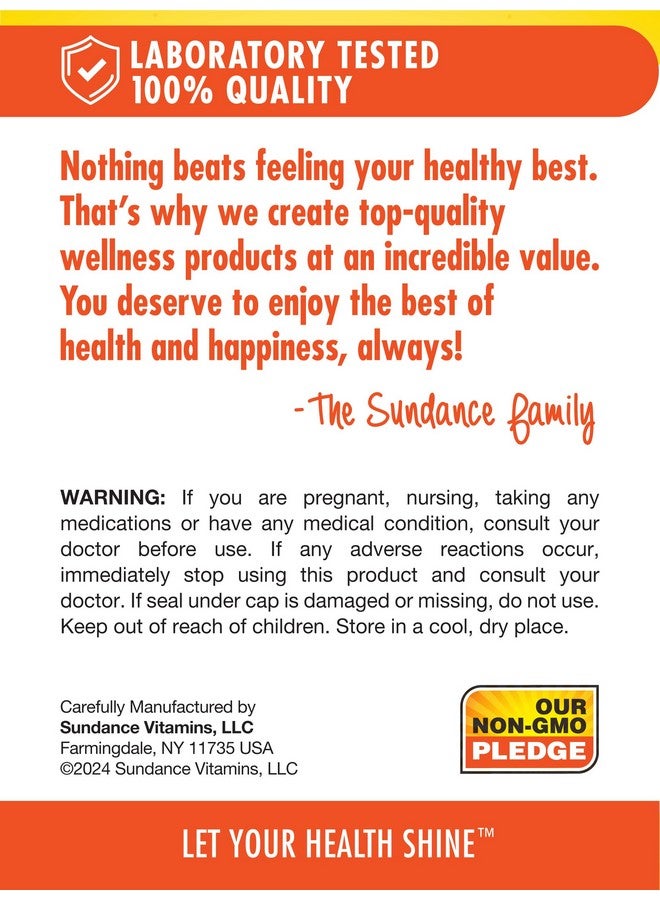 Sundance Sundance Vitamin C with Rose Hips | 1000mg | 60 Caplets | Timed Release | Essential Vitamin | Vegetarian, Non-GMO, and Gluten Free Supplement - Image 5