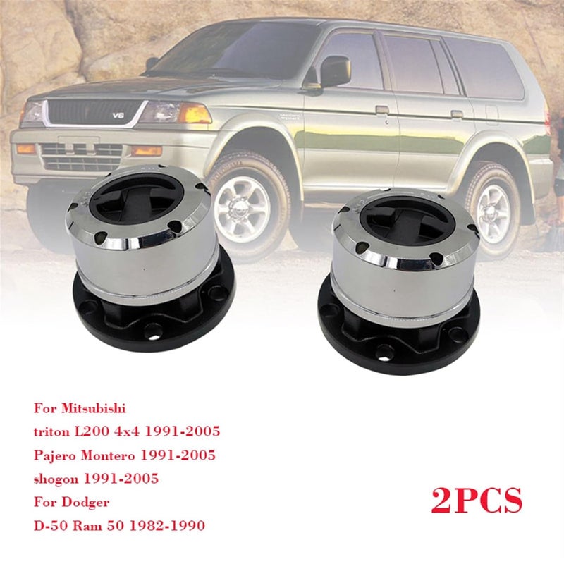 Wivplex 2PCS Manual Locking Hubs for Mitsubishi and Dodge - Image 4