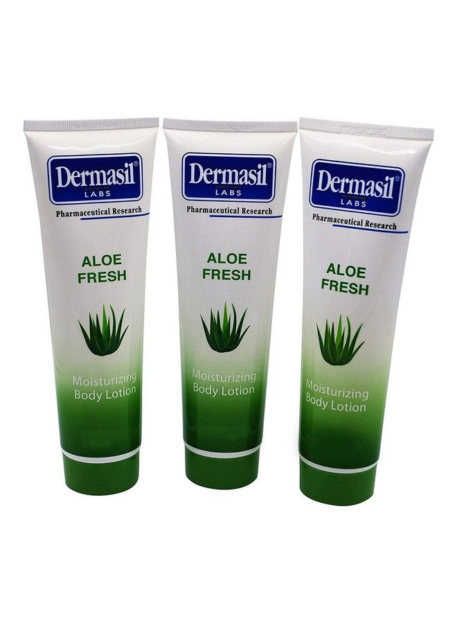 Dermasil Labs Dermasil Skin Treatment 8Oz Tube (Moisturizing Body Lotion Aloe 3 Pack) - Image 1