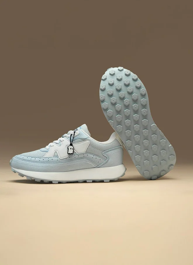 The Souled Store  The Souled Store Women - Milano Printed Blue Low Top Sneakers  | Best Price UAE