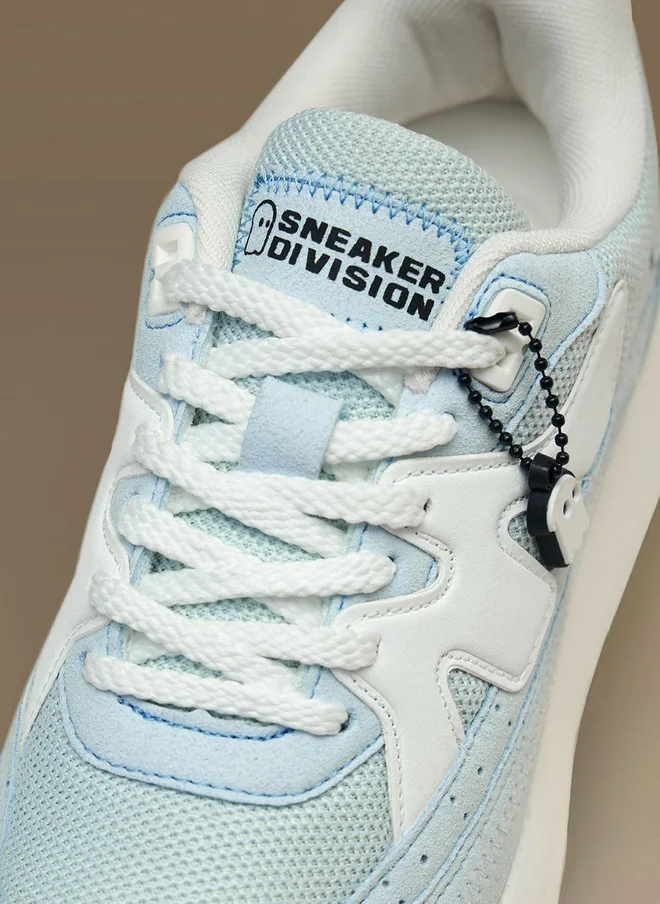 The Souled Store  The Souled Store Women - Milano Printed Blue Low Top Sneakers  | Best Price UAE
