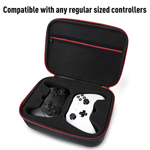 Younik Controller Carrying Travel Case, Protective Hard Case for 2 Universal Controllers, Compatible with P5, P4, X-box 1, Switch Pro, Black - Image 2