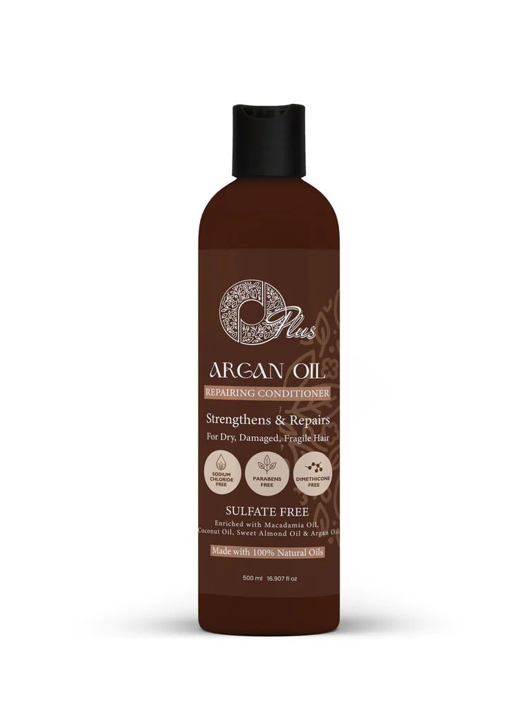 Oplus Conditioner with Argan Oil for Strengthening and Repairing Dry and Damaged Hair 500ml - Image 1