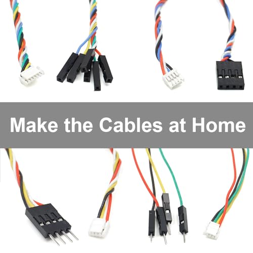 elechawk GH Connectors to Dupont 2.54 Pre-Crimped Cables and Connectors Kit Compatible with JST GH 1.25mm for Pixhawk Cube 6C 6X Pixhawk4 20cm Silicone Wire - Image 4