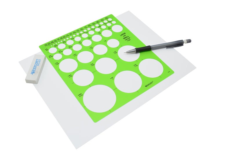 Westcott LetterCraft Large and Small Circles Template (T-831) - Image 4