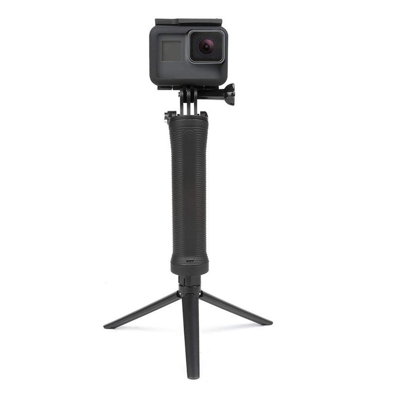 Sounce 3-Way Monopod Grip Tripod Foldable Selfie Stick, Stabilizer Mount Holder for GoPro Hero 7/6/5, SJCAM SJ6, SJ7, SJ5000, Yi and All Action Cameras - Image 2